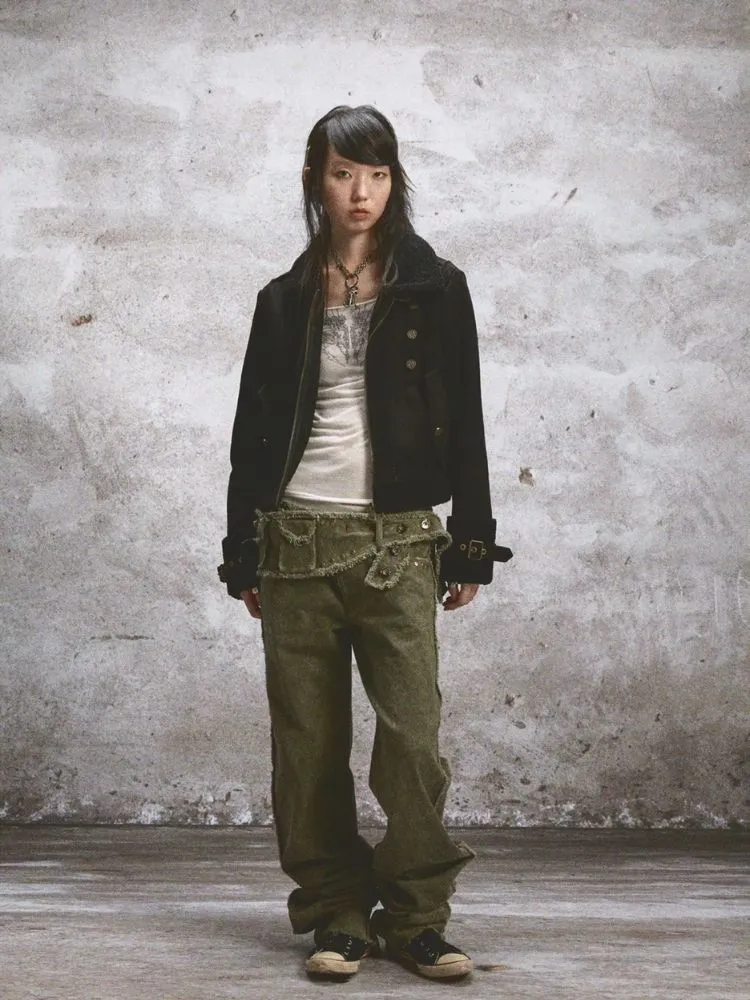 Standing Collar Lapel Thickened Jacket【s0000005765】