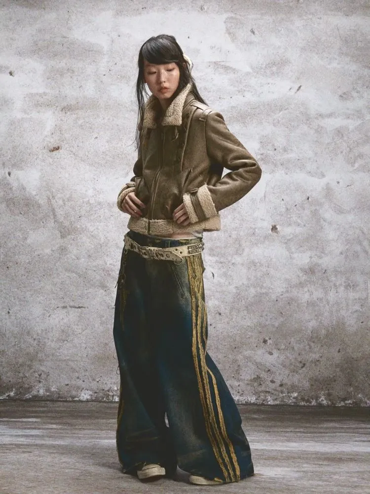 Standing Collar Lapel Thickened Jacket【s0000005765】