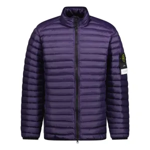Stone Island Loom Woven Down Jacket Purple