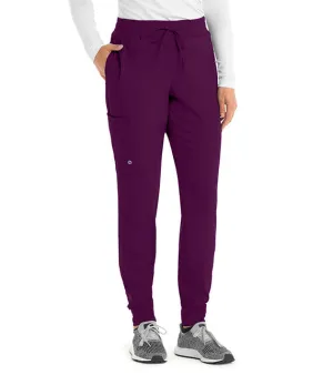 SVH - OB Nurses - BOP513 Wine Ladies 3 Pocket Cargo Jogger
