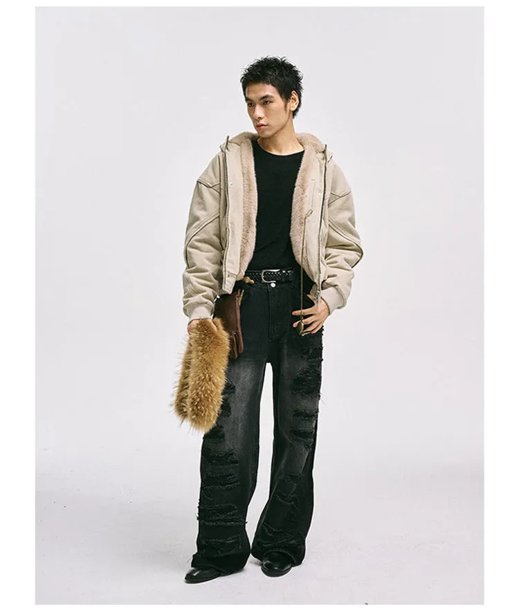 Velvet thickened jacket