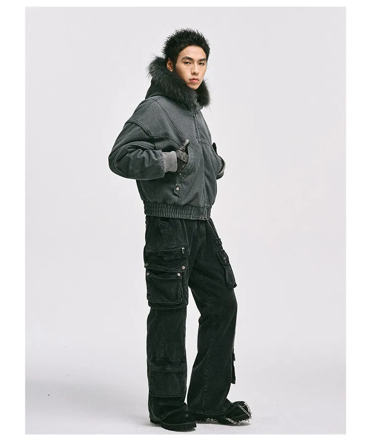 Velvet thickened jacket