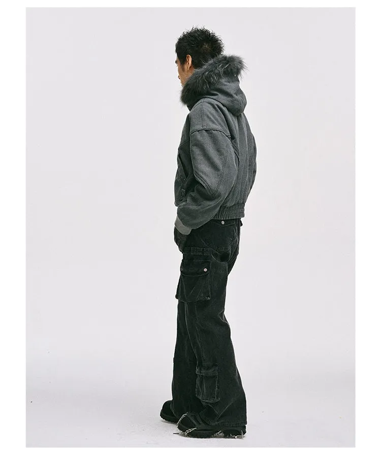 Velvet thickened jacket