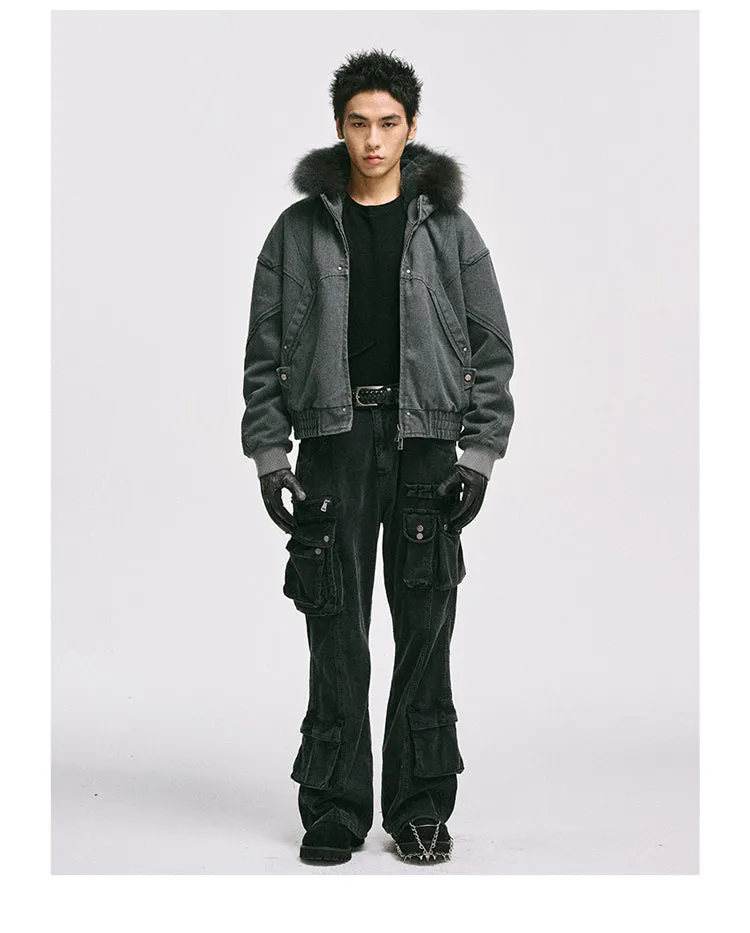 Velvet thickened jacket