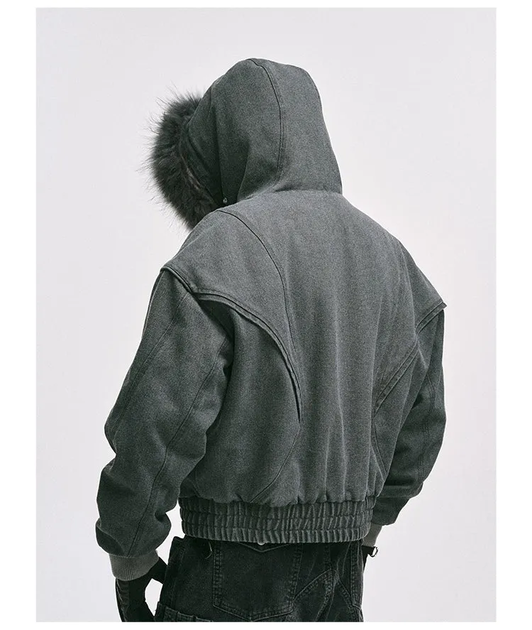 Velvet thickened jacket