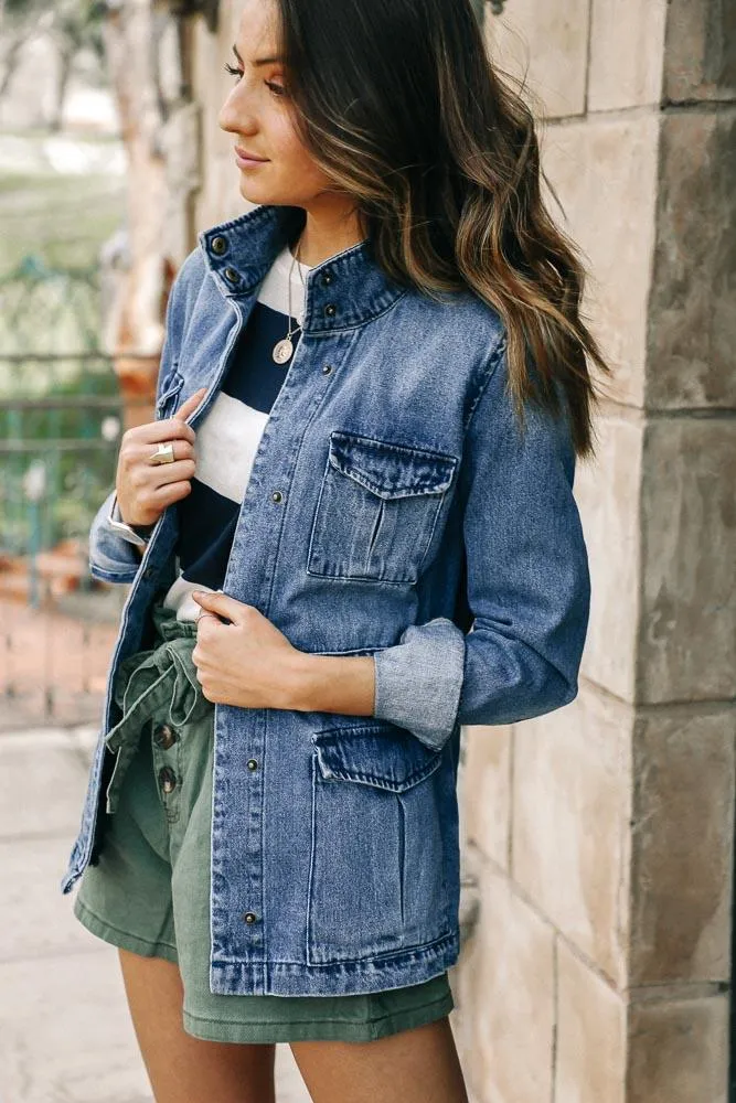Vero Moda Cargo Denim Jacket
