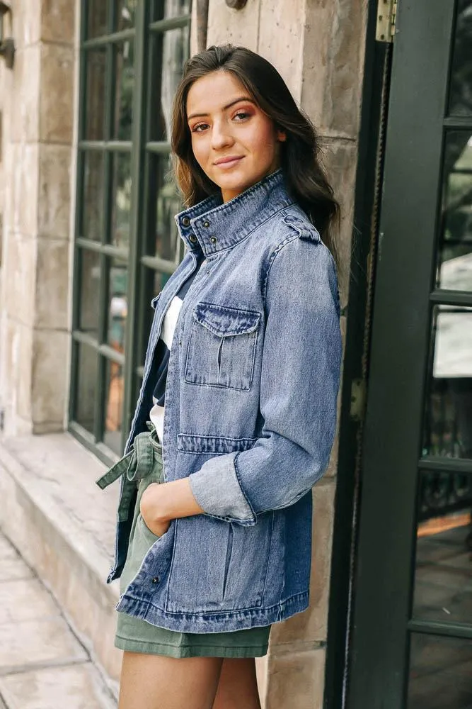 Vero Moda Cargo Denim Jacket