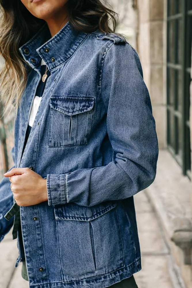 Vero Moda Cargo Denim Jacket