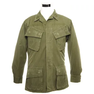 VINTAGE US ARMY TROPICAL COMBAT JACKET 3RD PATTERN 1960s VIETNAM WAR SMALL REGULAR