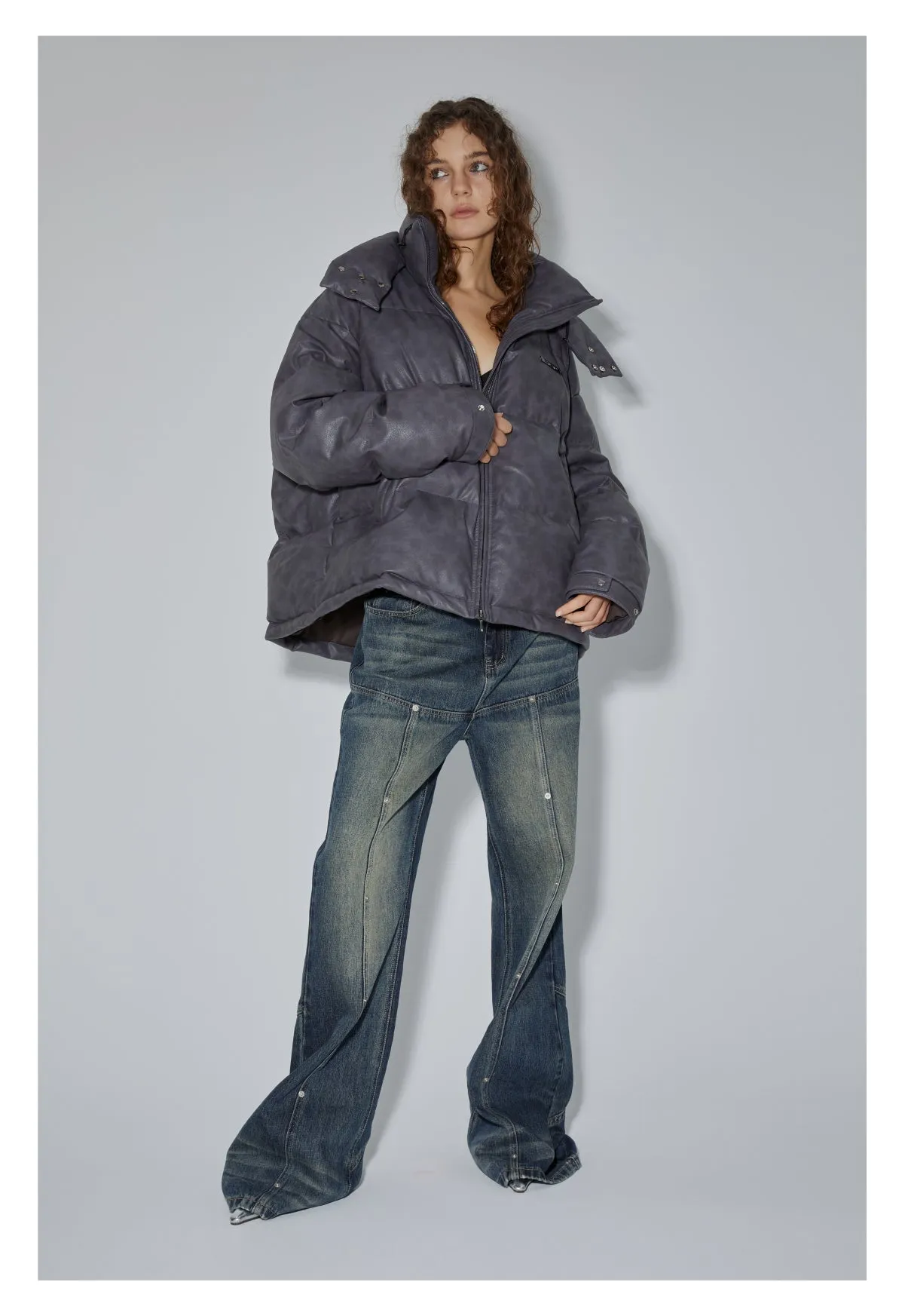 White Duck Down Wall Down Jacket