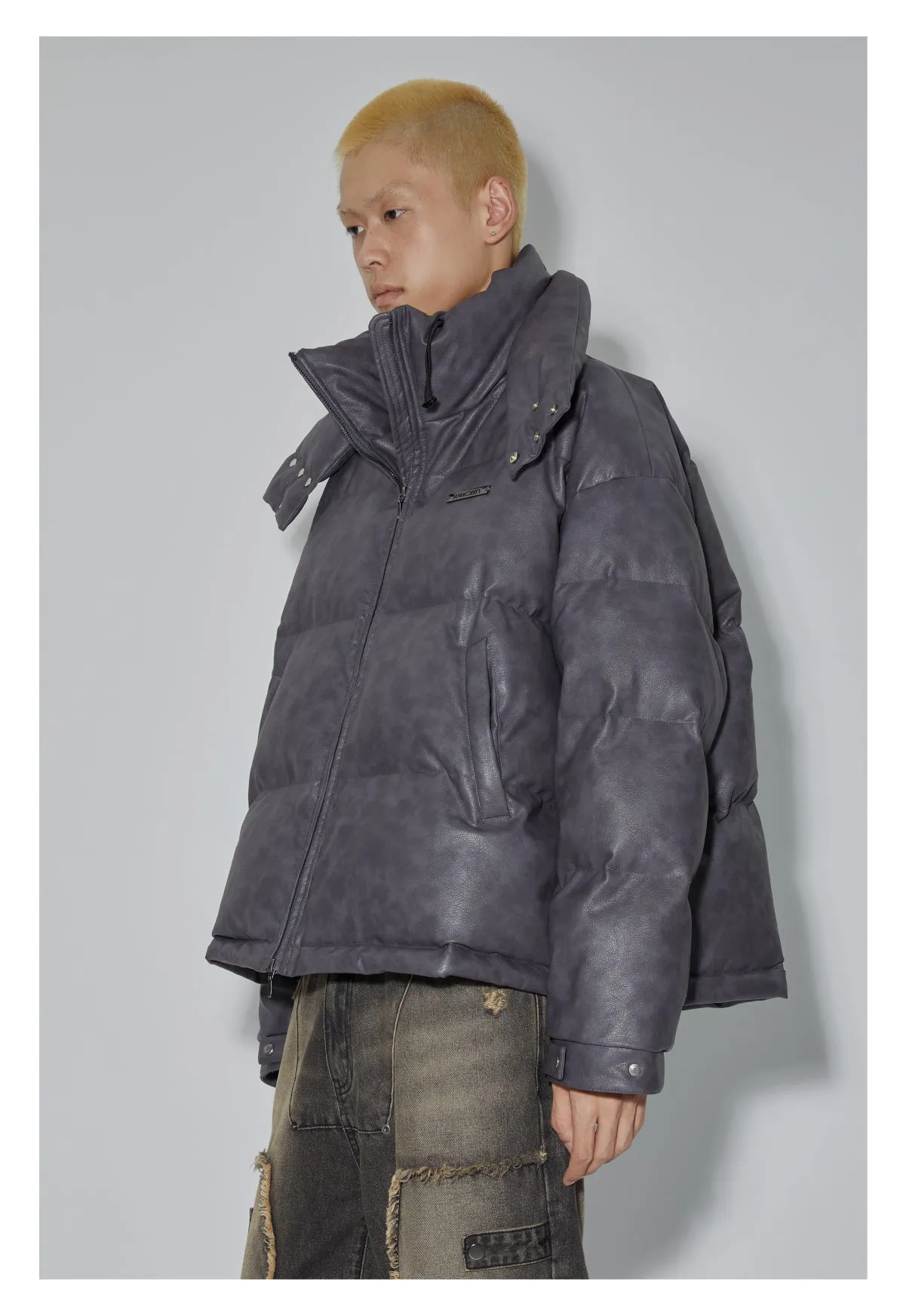 White Duck Down Wall Down Jacket