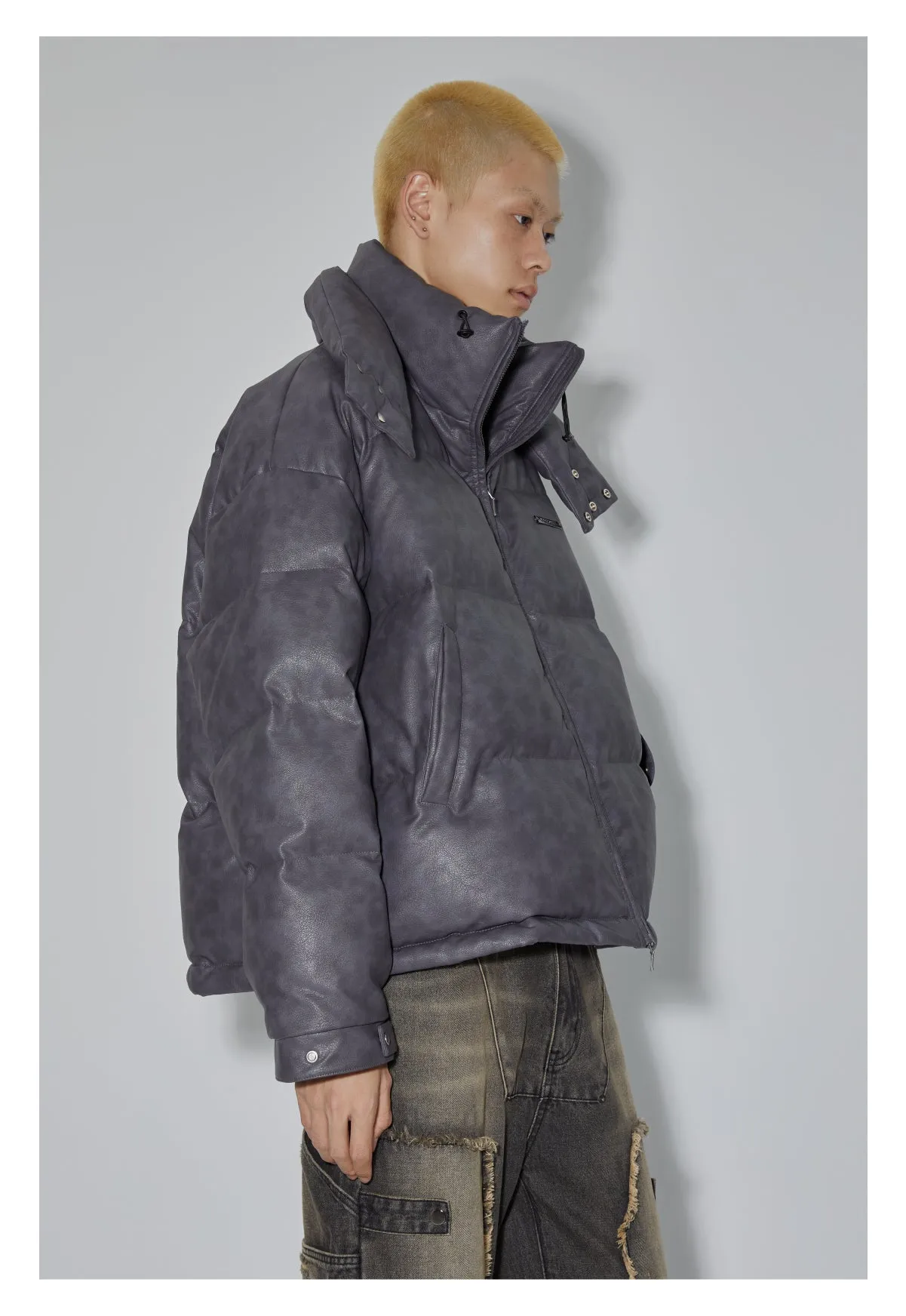 White Duck Down Wall Down Jacket