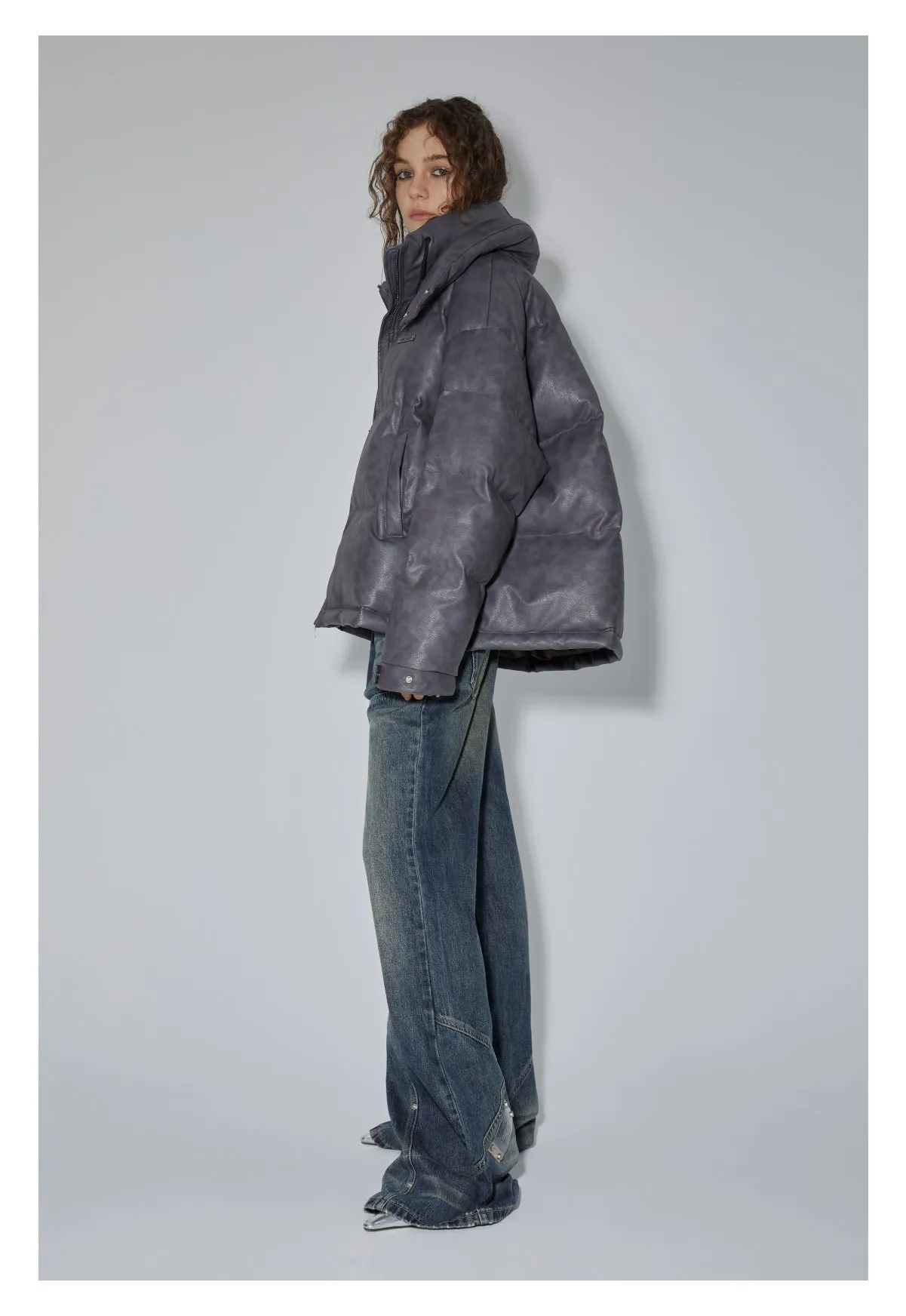 White Duck Down Wall Down Jacket
