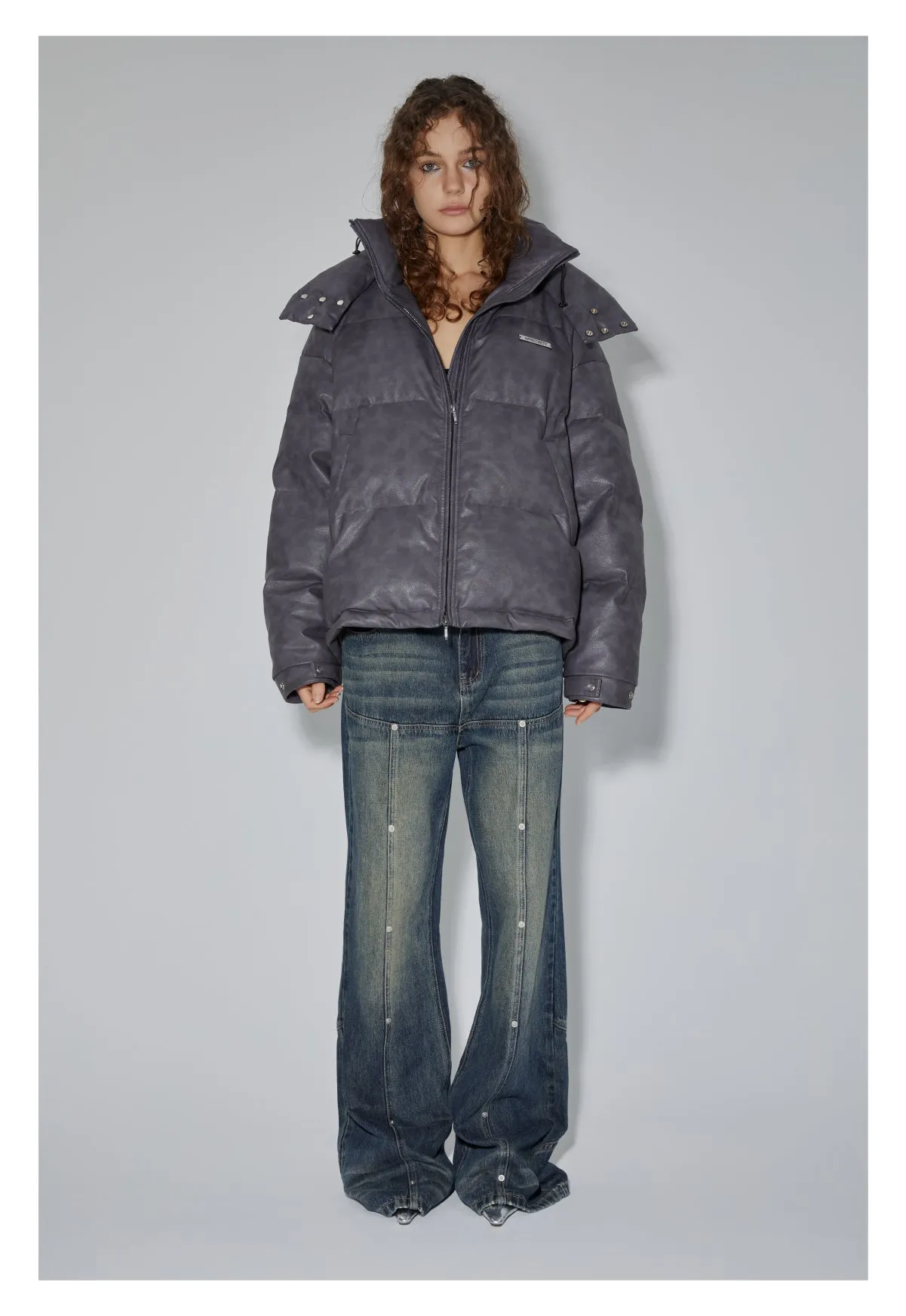 White Duck Down Wall Down Jacket
