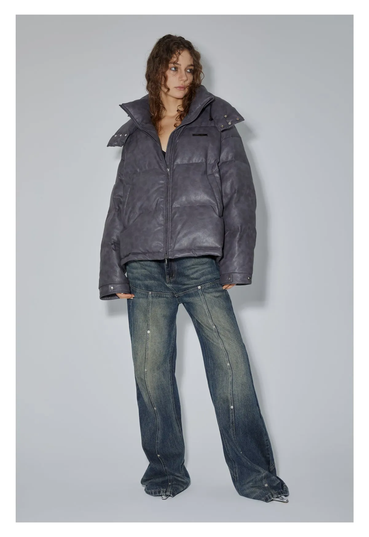 White Duck Down Wall Down Jacket