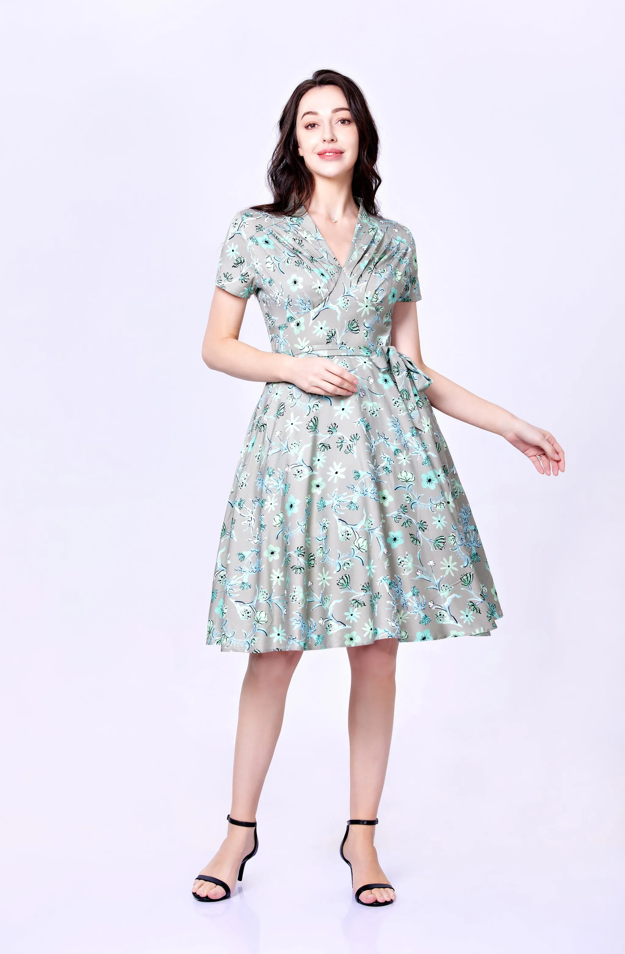 Winter Floral Dress