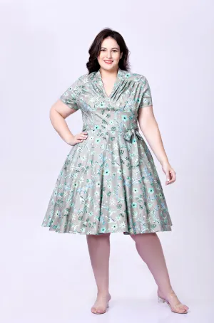 Winter Floral Dress