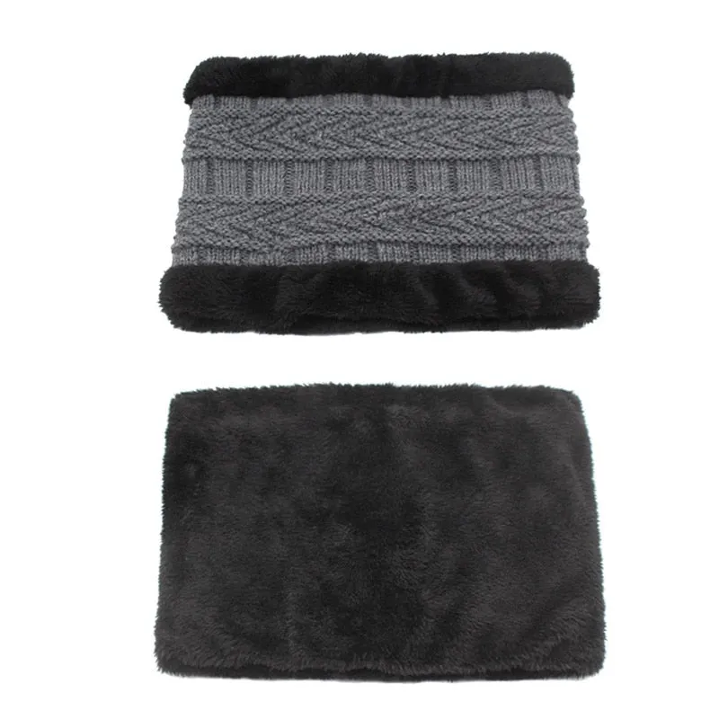 Winter Knitted Hat Skullies Beanies Men Scarf Caps Male Women Mask Gorras Bonnet Warm Ski Winter Hats For Men Beanie Hat