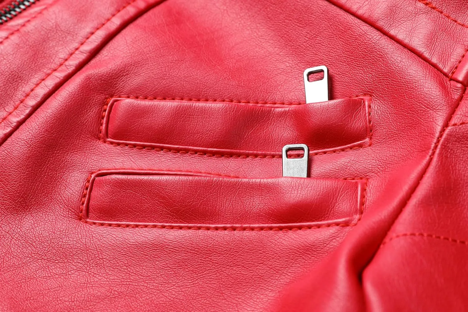 Women's Faux Leather Jacket Motorcycle Hooded Jacket Outdoor Sports Detachable Hooded Pu Leather Jacket Coat