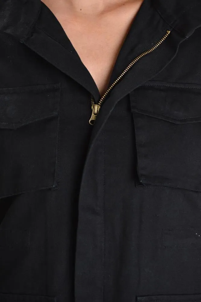 Women's Hooded Cargo Jacket