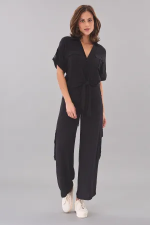 Yummy Crepe Cargo Pant