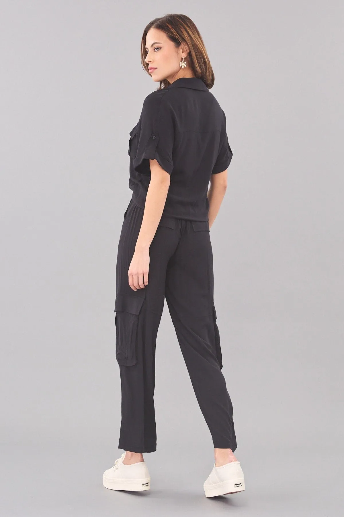 Yummy Crepe Cargo Pant