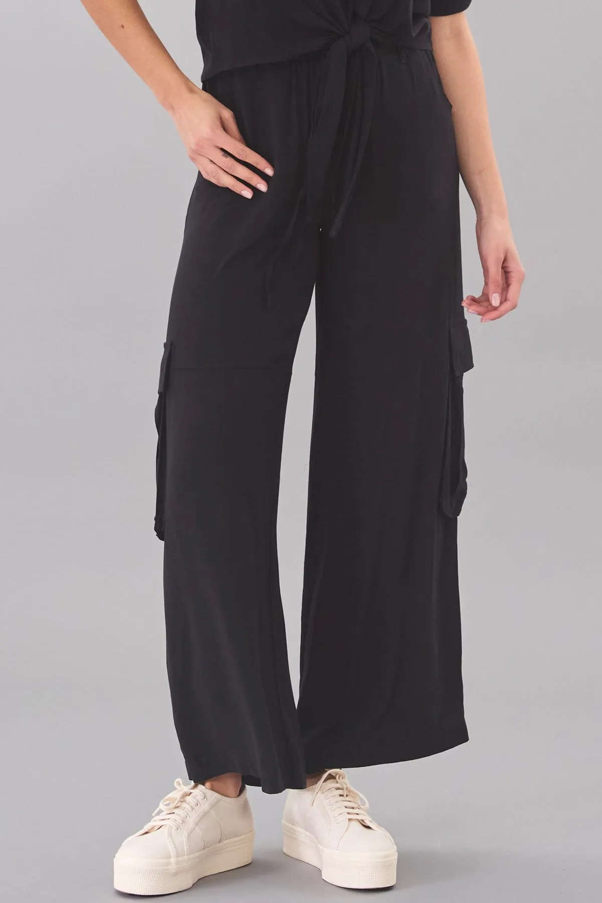 Yummy Crepe Cargo Pant