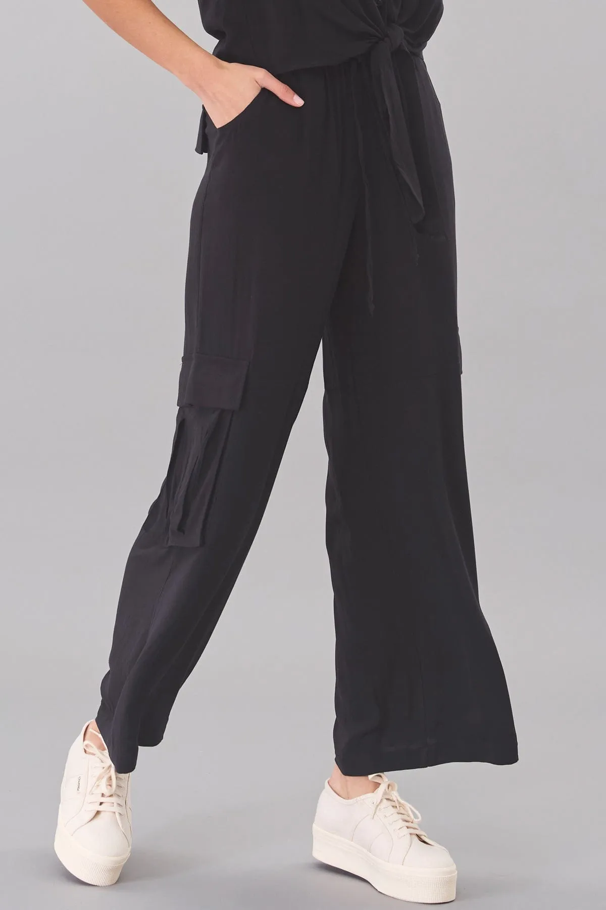 Yummy Crepe Cargo Pant