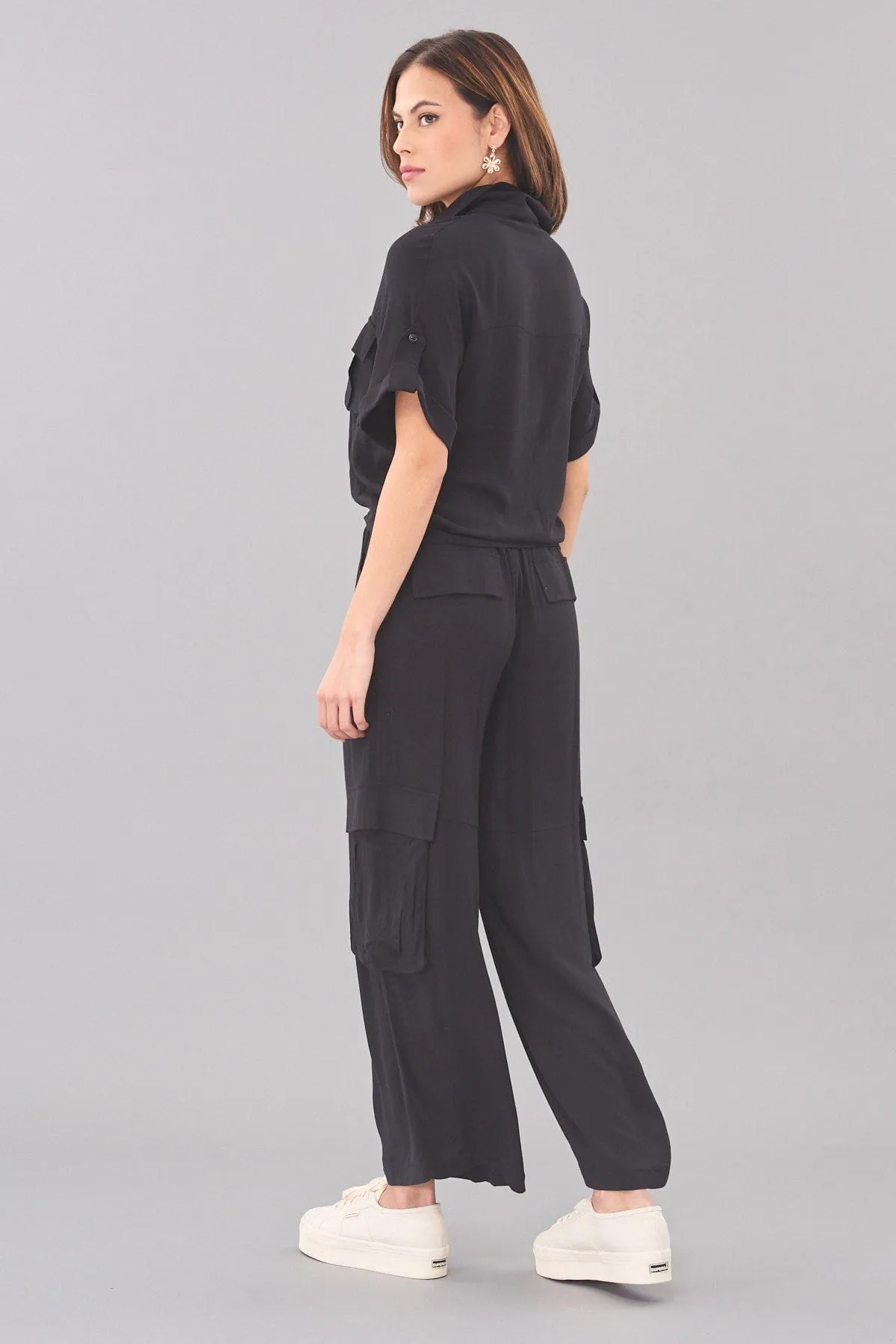Yummy Crepe Cargo Pant